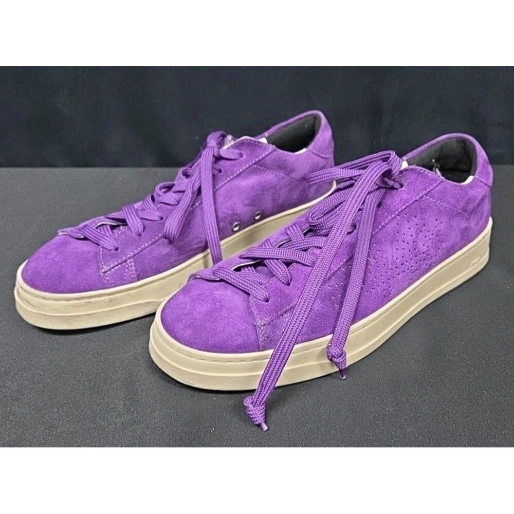 ⭐️ P448 Jack Purple Suede Casual Sneakers Shoes Sz US 7.5 /39